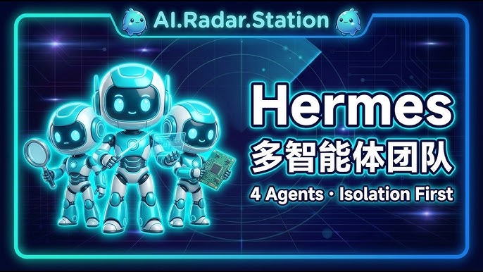 用Hermes搭Agent团队：一个飞书入口调度多个专业助手 | 告别Bot切换地狱